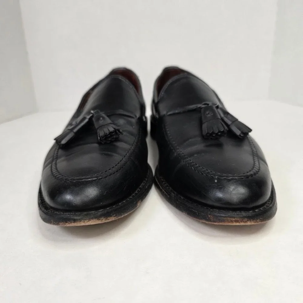 Allen Edmonds Mens 10 D Grayson Tassel Loafer Black Leather Handcrafted USA 8217